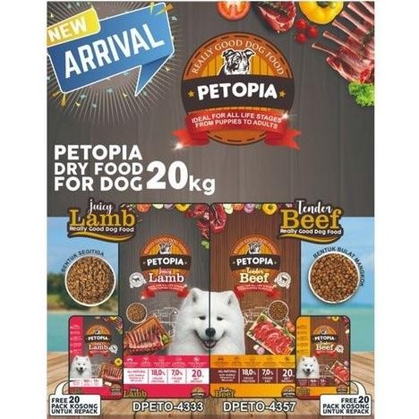 Petopia Dryfood 800 gr -Petopia Dog Food Petopia Makanan Anjing Kering