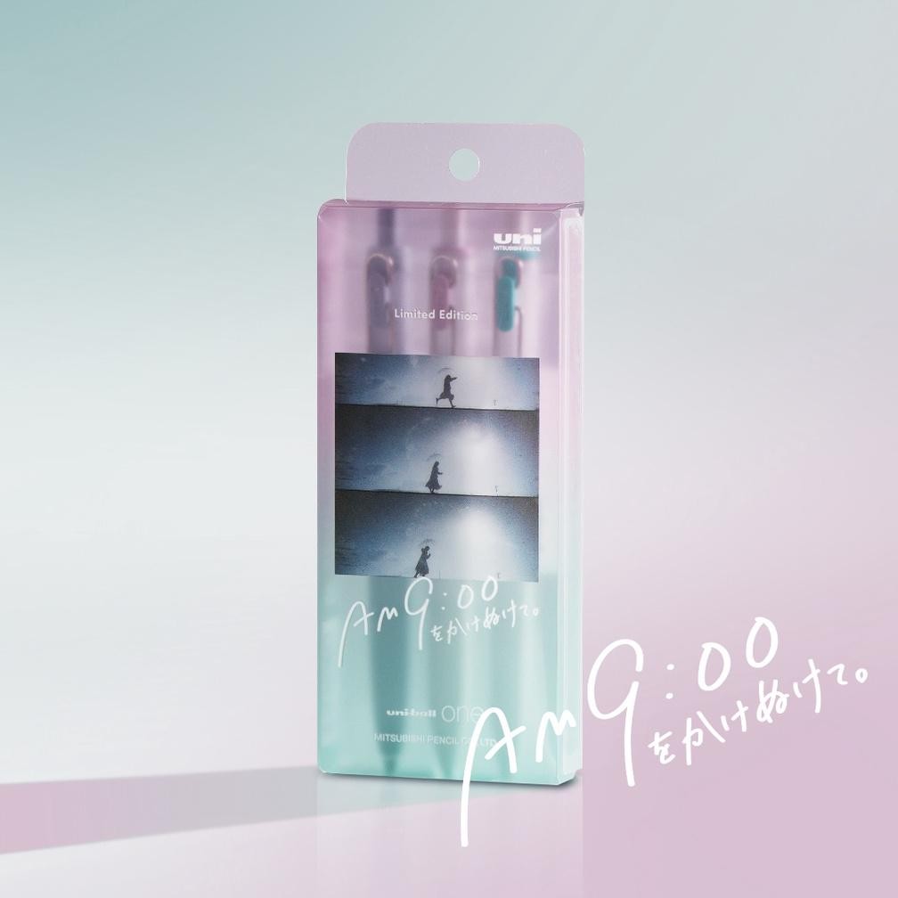 

Uni-ball One x Iwakura Shiori Set 3 Colours Limited Edition murah