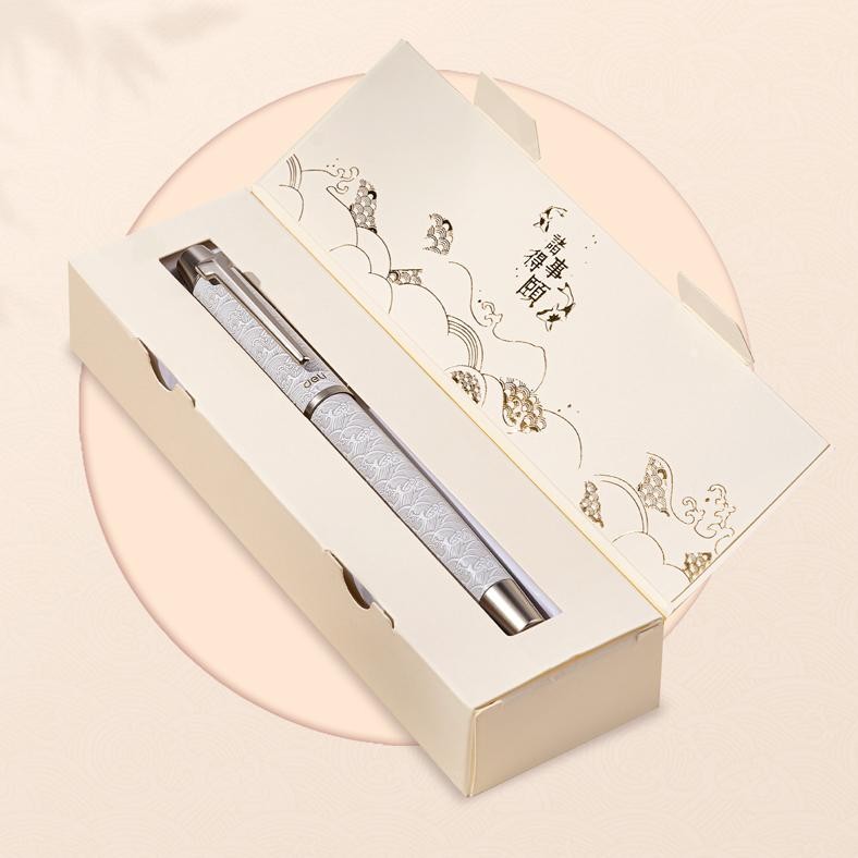 

Deli Pulpen Roller / Roller Pen Gift Box 0.5mm Bahan Besi Tebal Kapasitas Tinta 1100m S167 murah