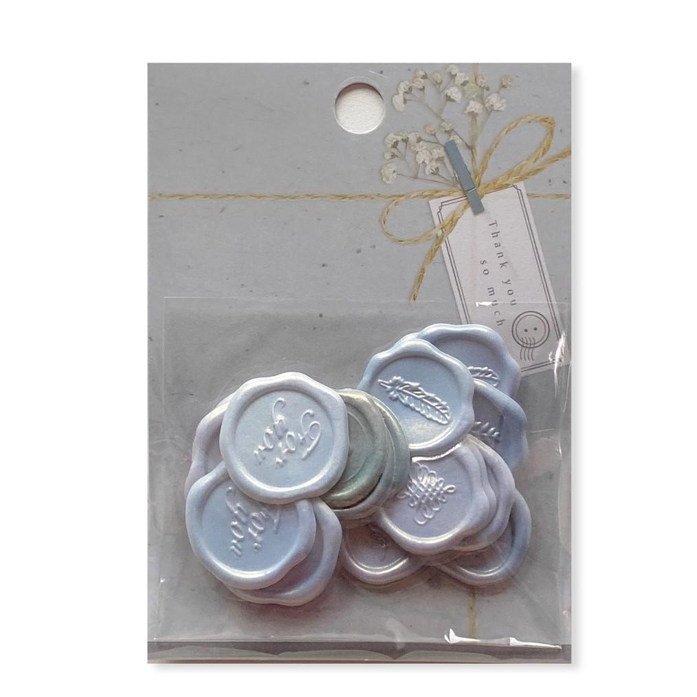 

baru !!! Scoop Sticker Stiker Wax Seal (18pcs) 65111100