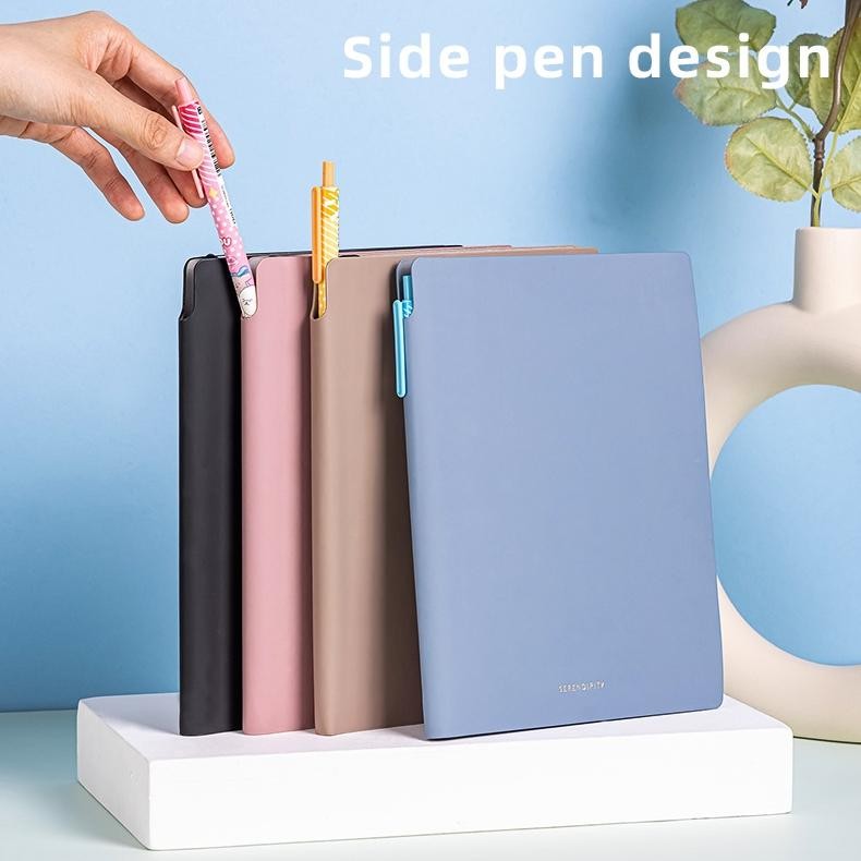 

Deli Leather Cover Notebook / Buku Catatan / Agenda Sampul Kulit A5 96 112 Lembar Soft Cover Paper Pocket EN128L murah