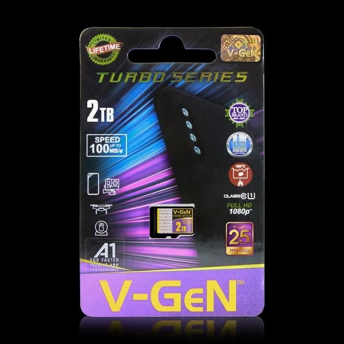 Microsd V-Gen Turbo 2Tb Class 10 Memory Card Micro Sd Vgen