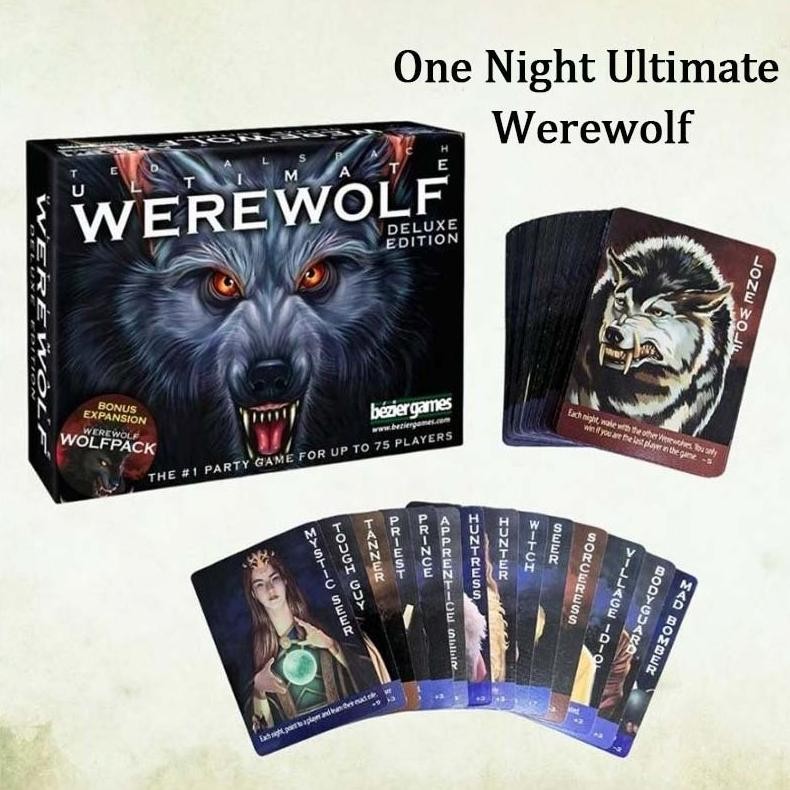 Premium 1 Set Ultimate Werewolf Deluxe Edition Board Game Ultimate Edition Card Game One Night Ultim