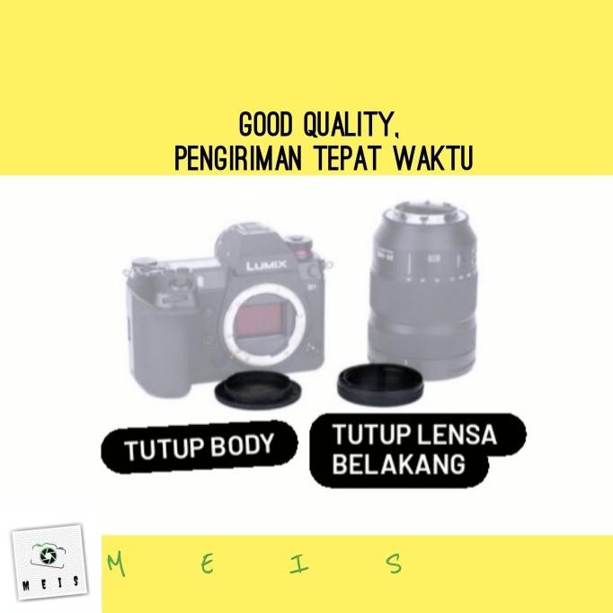 Murah 1 Set Rear Cap Tutup Body & Lensa Panasonic Lumix GX7 GX8 GX9 GX85 Non COD