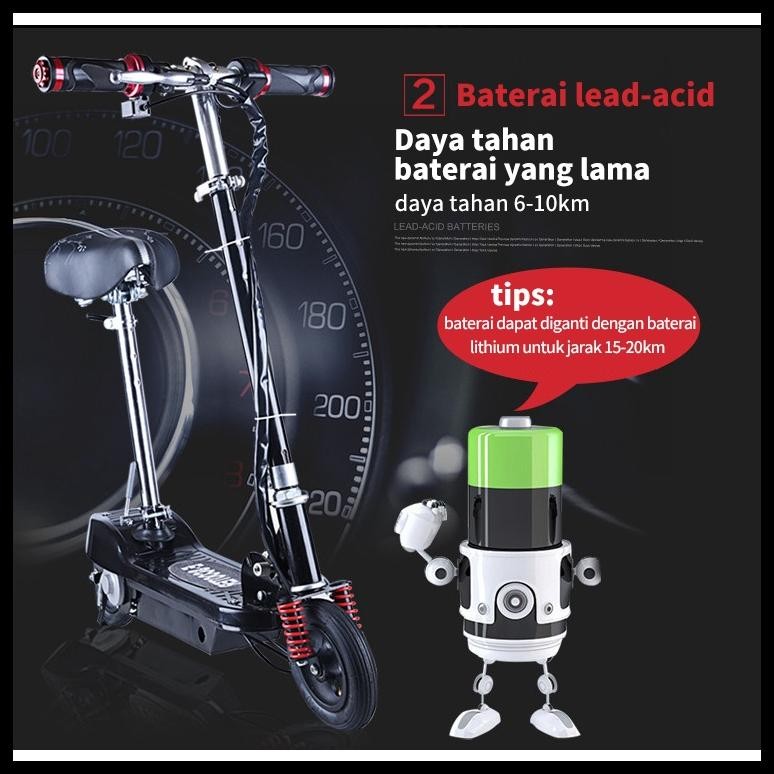 LIVING SKUTER ELEKTRIK  /KENDARAAN LISTRIK /SKUTER ELEKTRIK DEWASA MURAH / SKUTER LIPAT
