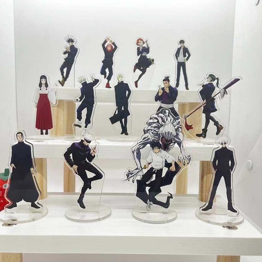 Premium Standee Acrylic Akrilik Figure Anime Jujutsu Kaisen Gojo Geto Toji Sukuna / Pajangan Jujutsu
