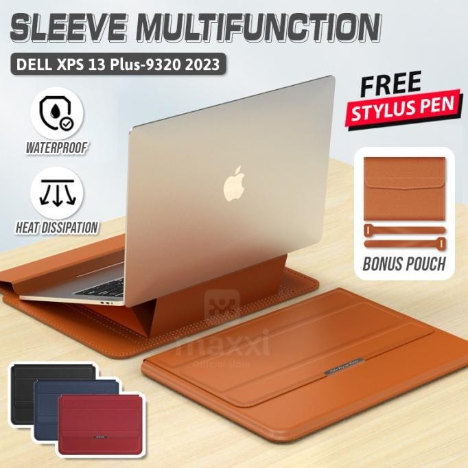 Dell Xps 13 Plus 9320 2023 Tas Laptop Sleeve Leather Case Cover Stand New Stok