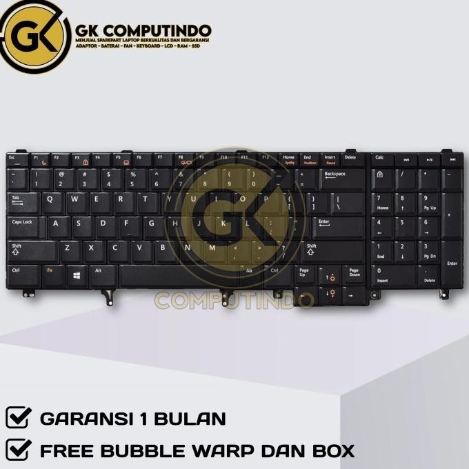 Keyboard Dell Precision M4600 M4700 M4800 M6600 M6700 New Stok