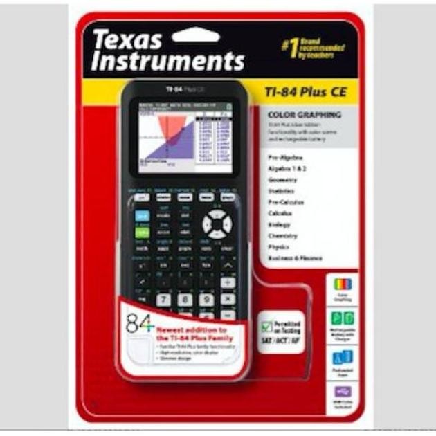 

Df-7 Tgc-1924 Kalkulator Grafik Texas Instruments Ti-84 Plus Ce Original - Scientific Sale