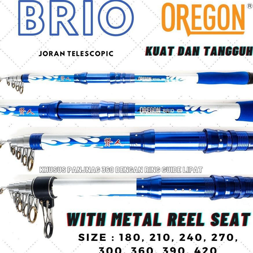 Joran Pancing Antena Oregon Brio 180 210 240 270 300 360 390 420Original Kuat Bisa COD