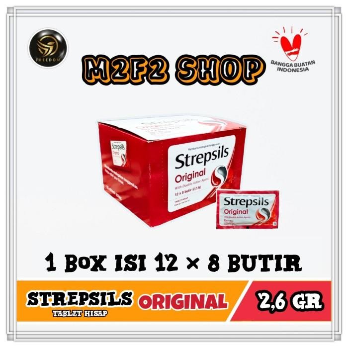 

Permen Strepsils Original Double Active Agent Merah - 249,6 Gr (1 Box) Original Dan Terpercaya