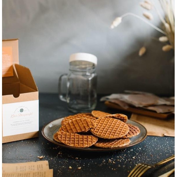 

TERLARIS Homemade Stroopwafel Halal Salted Caramel Fresh Siap kirim