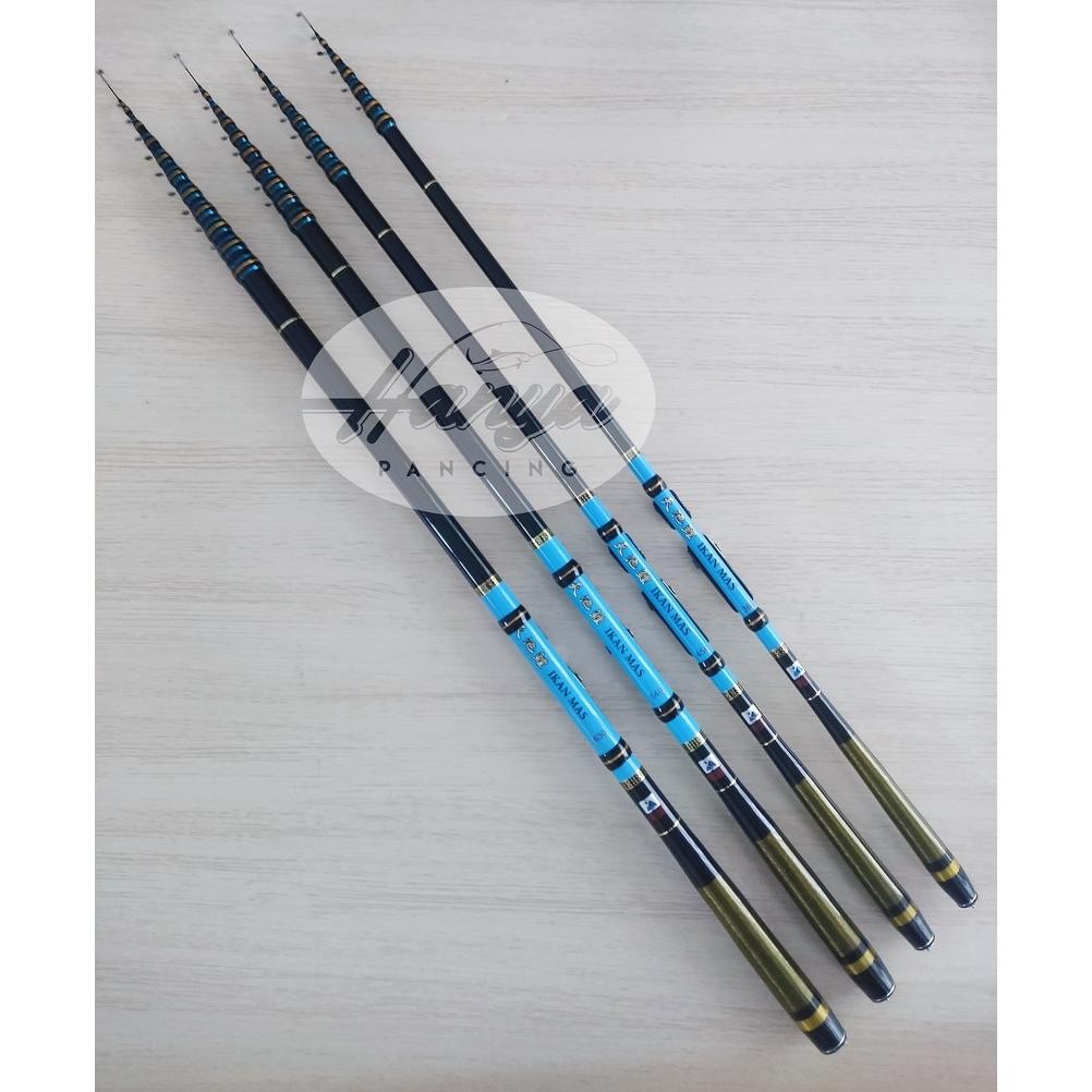 JORAN TEGEK KOLONG IKAN MAS RING 360 450 540 630 CARBON KUAT KARAKTER MEDIUM