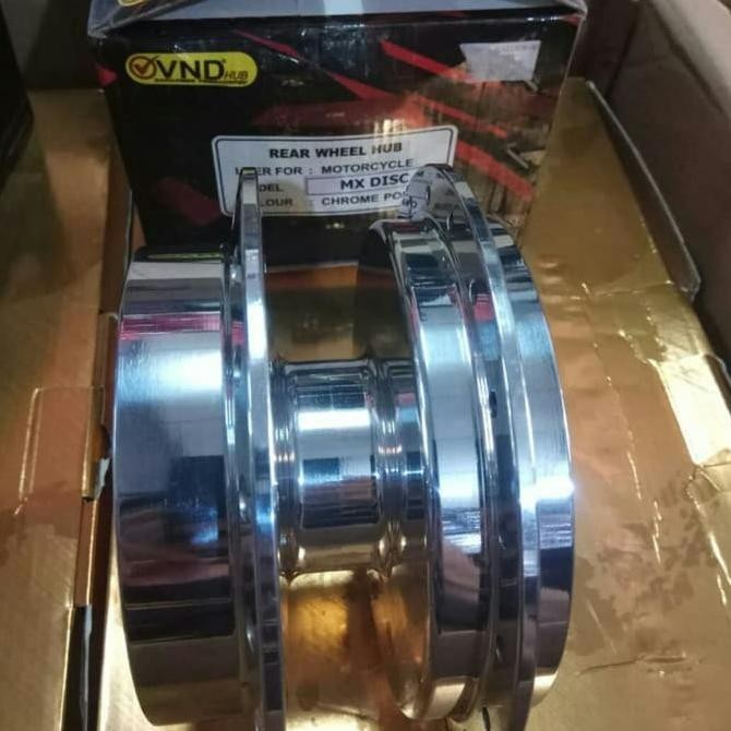 New TROMOL BELAKANG YAMAHA MX NEW VND CROME POLISH PNP