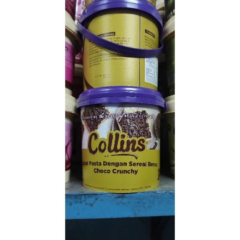 

TERLARIS COLLINS DIP GLAZZ Choco Crunchy [1 Kg] Exp 2027 Siap kirim
