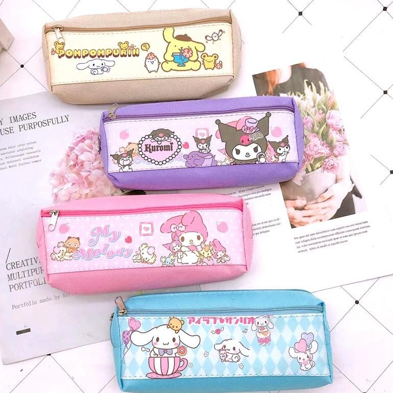 

er-79 rg-4 Kotak Pensil Kuromi Sanrio pompurin melody hello kitty peratalan sekolah anak anak KP008 Terlaris Hemat