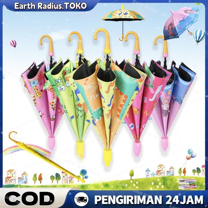 NEW PRODUCT PAYUNG ANAK KARAKTER PREMIUM /PAYUNG LUCU/PAYUNG ANAK/PAYUNG ANAK KARAKTER KUCING / PAYU