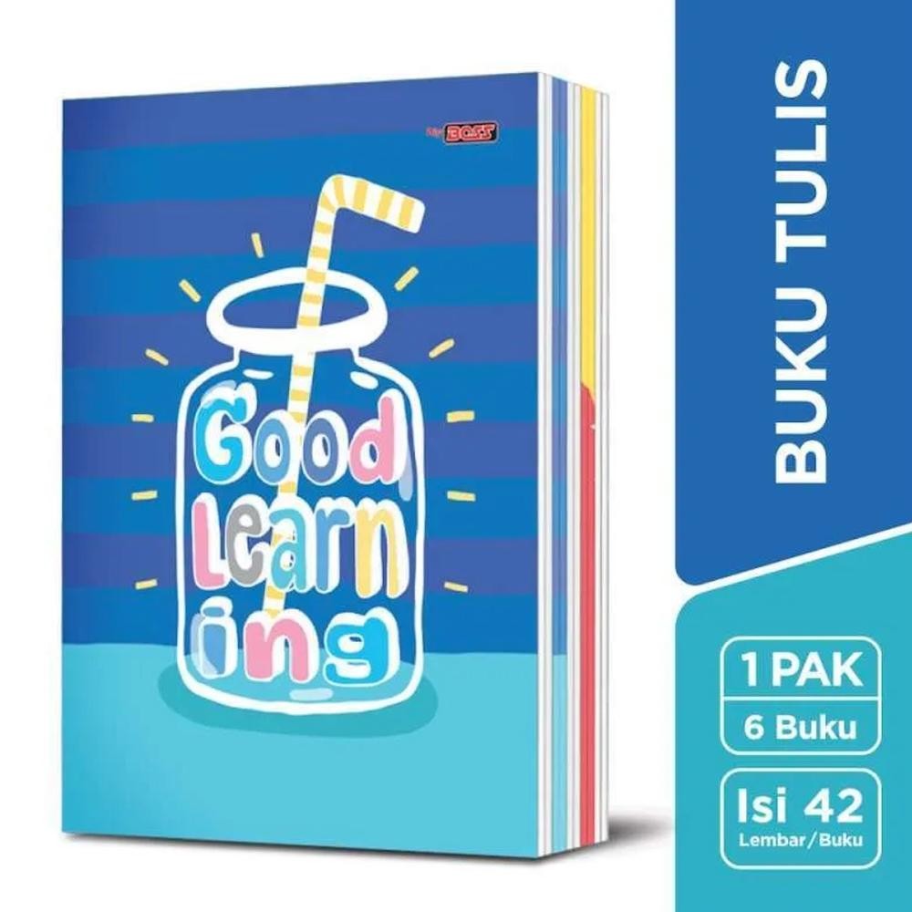 

He13 et-12 SIDU BIG BOSS Sinar Dunia Buku Tulis Bergaris 42 Lembar (1 PAK isi 6 buku) Premium Premium
