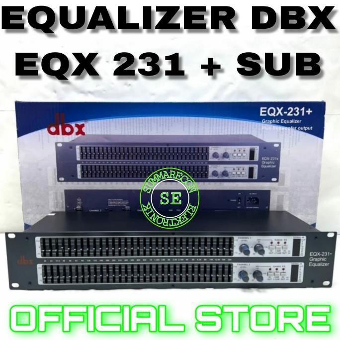 Terlaris Equalizer Dbx 231 Subwoofer Equalizer Dbx Eqx 231 Sub