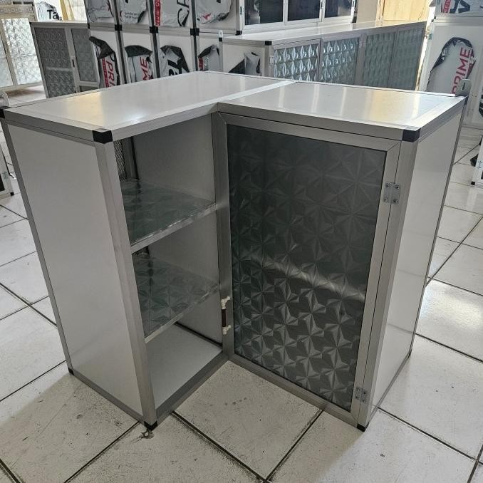 RAK GANTUNG LEMARI DAPUR KITCHEN SET ATAS SUDUT