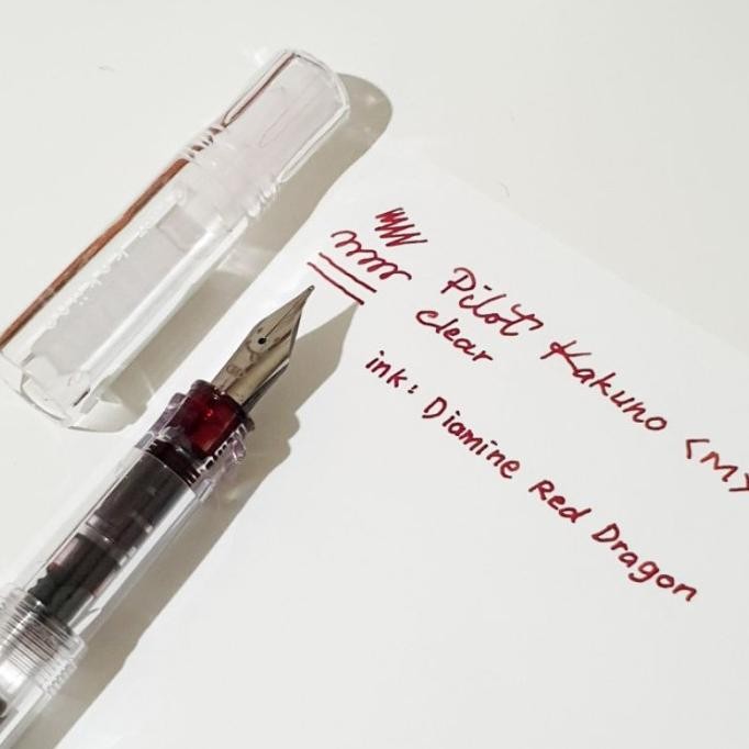 

NEW PILOT KAKUNO Fountain Pen EF/F/M Clear FKA-1SR