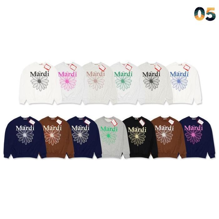 original mardi mercredi flower mardi sweatshirt