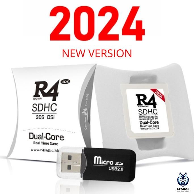 R4 SDHC DUAL CORE R4i RTS Nintendo Ds Nds Lite Dsi New 3ds 2ds XL LL murah
