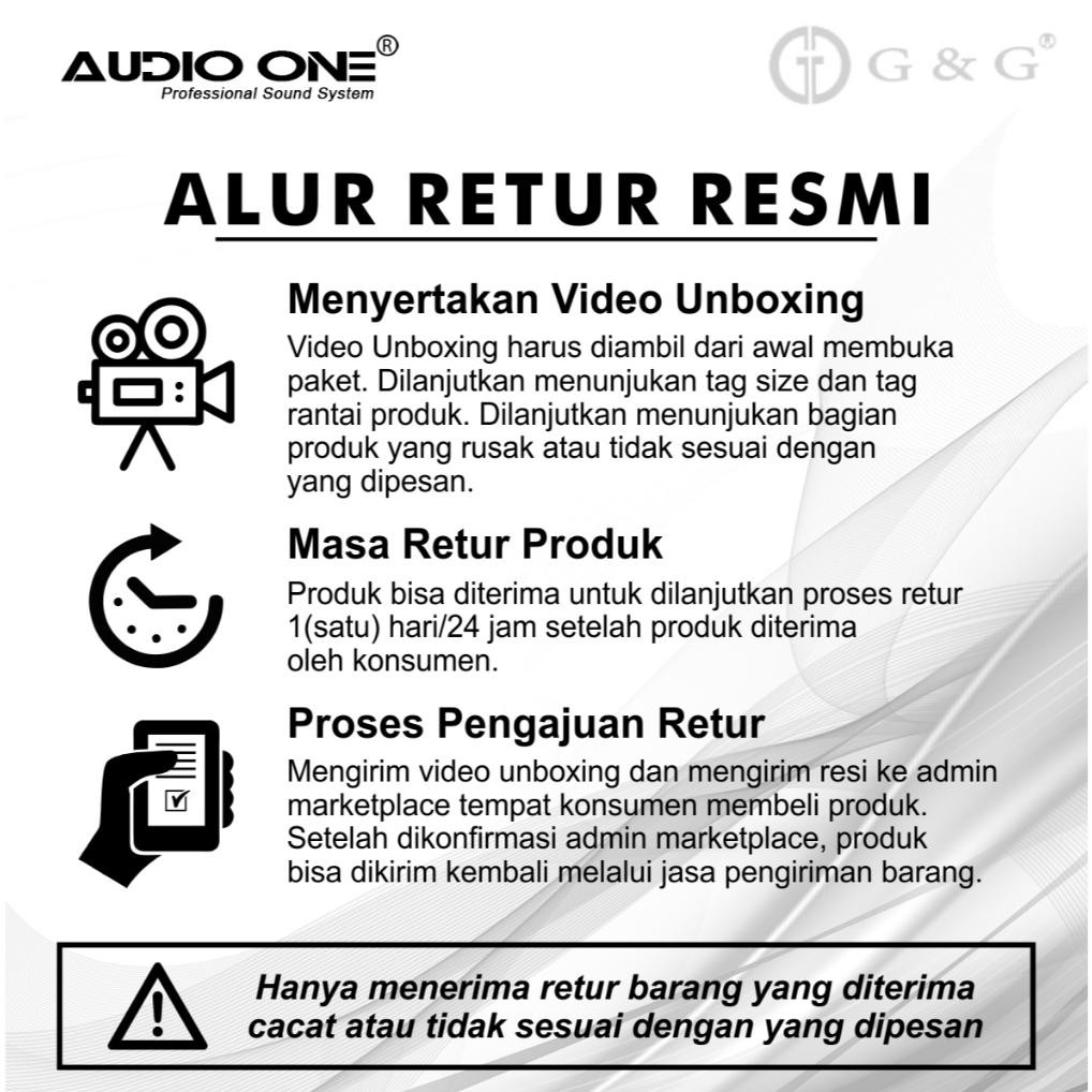 ready  Audio One Box Kosong Subwoofer Turbo 18 Inch Kokoh Kuat dari Kayu Meranti Garansi Resmi | G&G