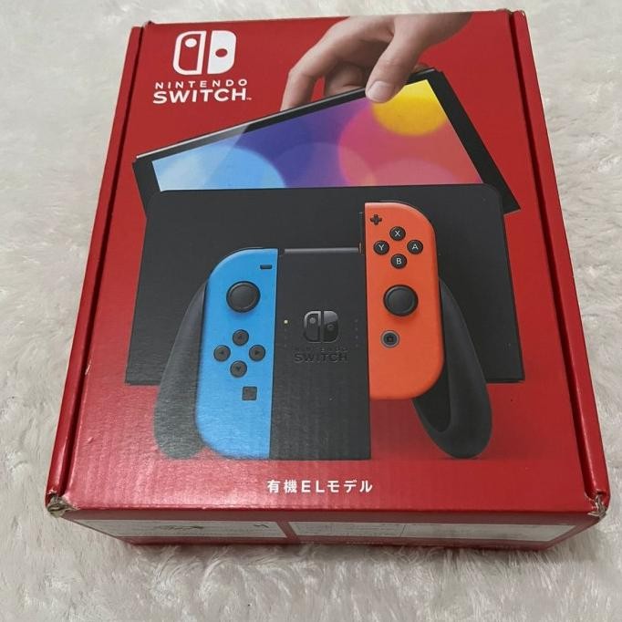 Nintendo Switch Oled CFW Neon Fullset murah