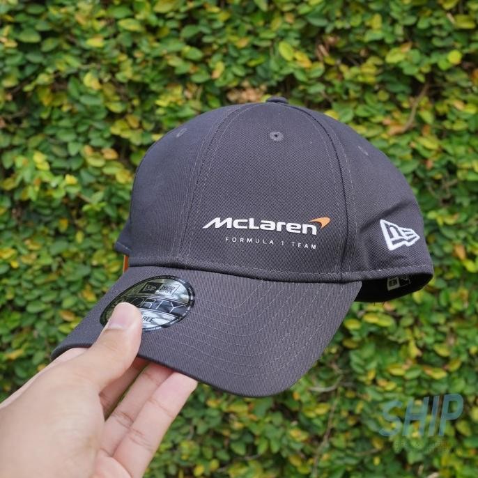 Topi Mclaren essential anthracit F1 original New Era cap 9forty 2023