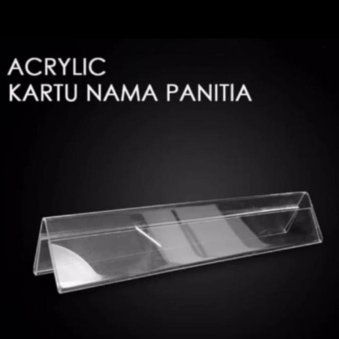 

new !!! ACRYLIC / ACRYLIC NAMA MEJA PANITIA 30X7cm murah