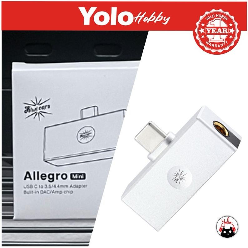 ready  kiwi ears allegro mini portable iem dac amp usb type c