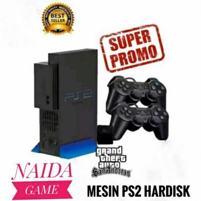 MESIN PS2 FAT HARDISK / PS2 TEBAL SERI 3/5 MATRIX + HDD murah