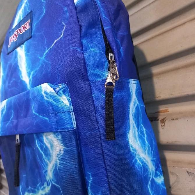 Sale Tas Ransel Js Petir Biru Resleting Js