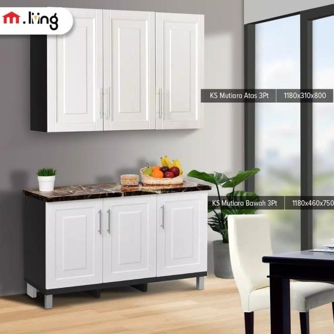 KITCHEN SET 3 PINTU KAT RAK DAPUR KITCHEN SET ATAS RAK DAPUR KBT
