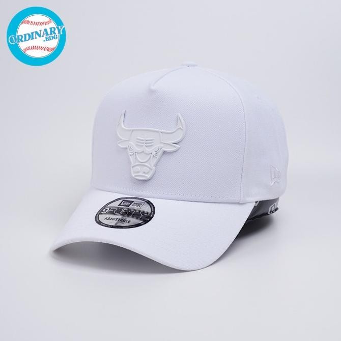 Topi New Era Original Chicago Bulls Metal White