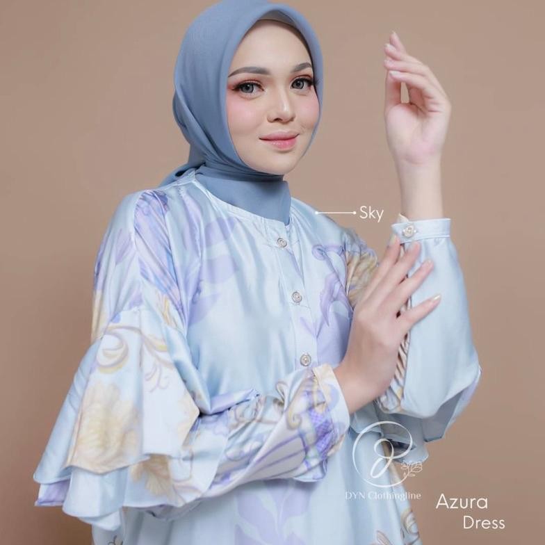 SFS DYN Clothingline Azura Dress Dewasa Remaja & Kids | Couple Family Set | busana muslim busui | sa