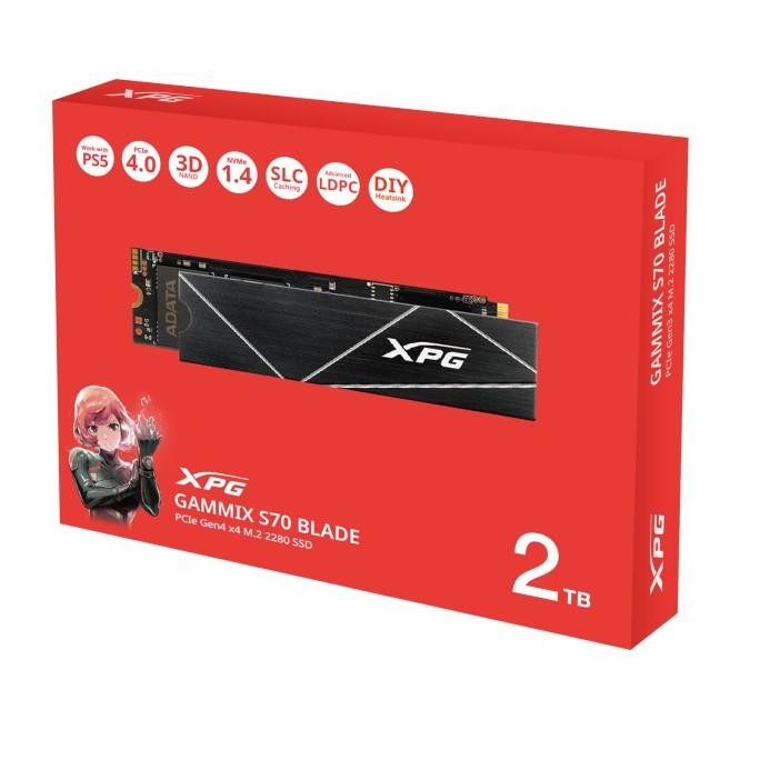 SSD ADATA XPG Gaming GAMMIX S70 BLADE PCIe M.2 NVMe 2TB
