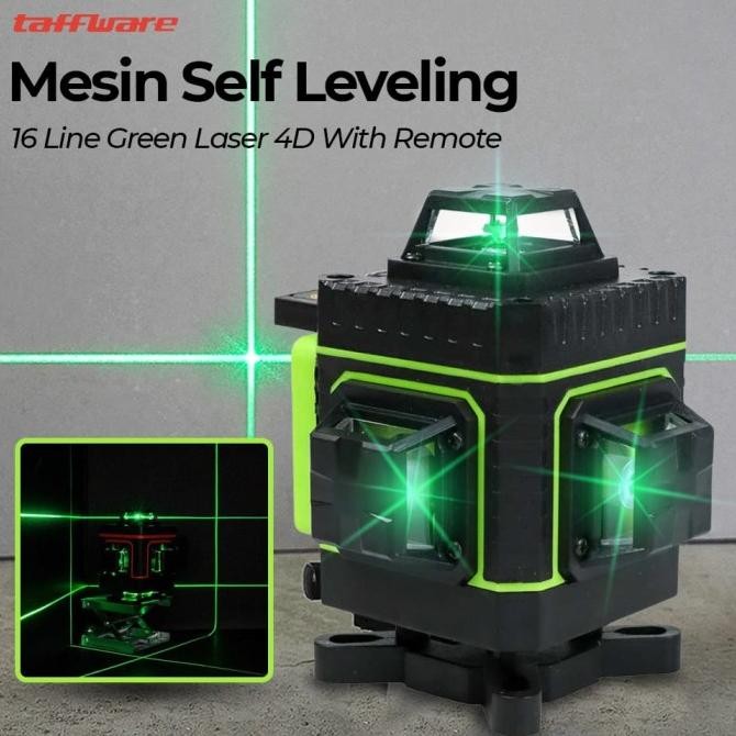 <<<<<] Mesin Laser Self Leveling 14 Line Garis Remote Waterpass