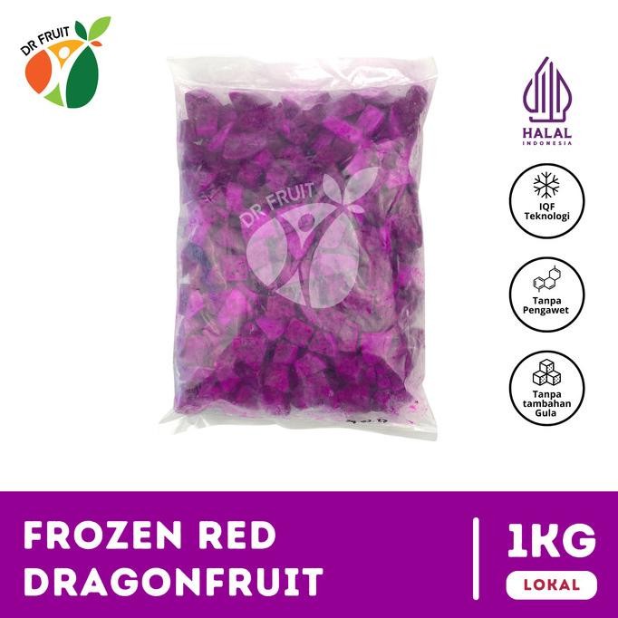 

Diskon! Buah Naga Beku | Frozen Dragon Fruit (IQF) | 1 KG