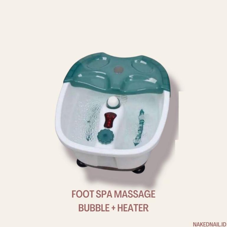 WAGI Foot spa massage heater + bubble alat rendam  kaki elektrik foot spa rendam kaki heater
