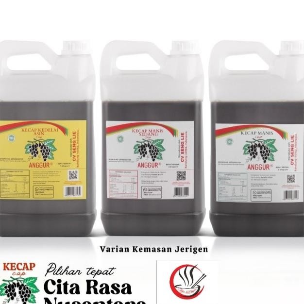 

Ecap Cap Anggur Ain Galon 5L Buan Bango Ioman Anga Abc