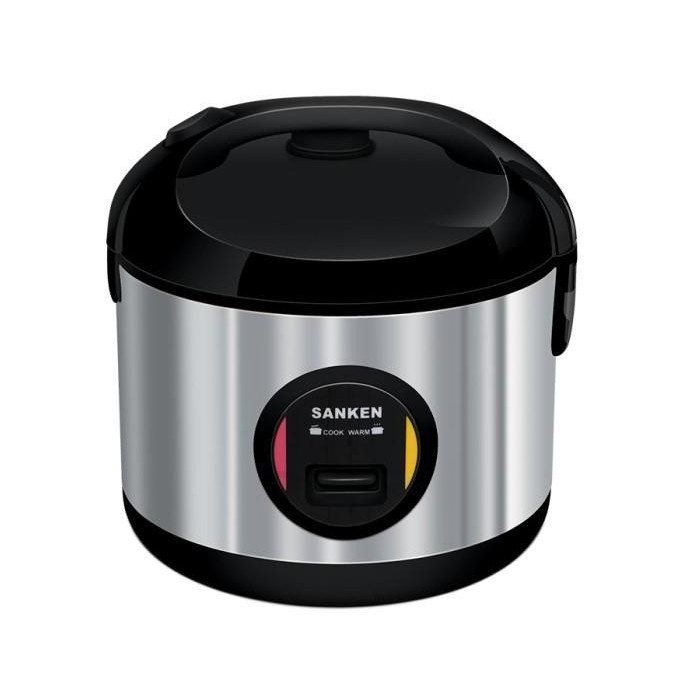 sanken rice cooker stainless 2 liter sj-3030 bk