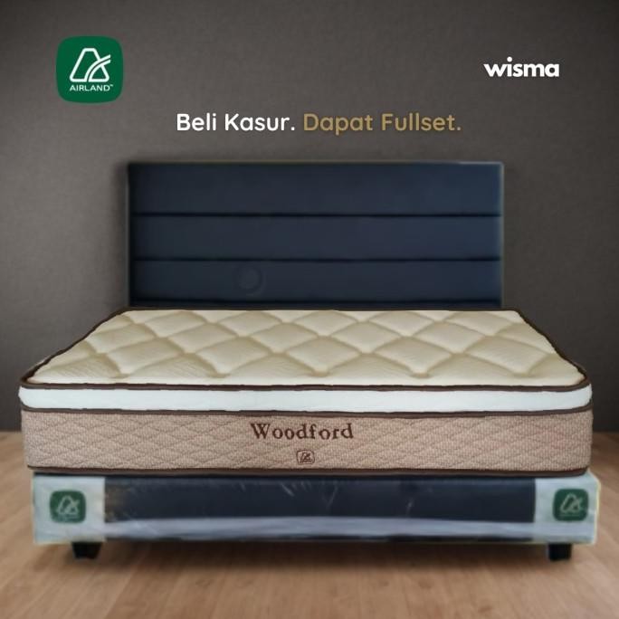 FULL SET SPRINGBED LATEX / AIRLAND WOODFORD 160 X 200