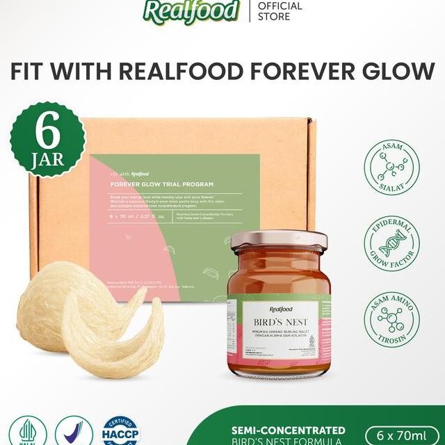 

Realfood Trial Forever Glow Numan Arang Burung Walet Dengan Olagen Etra Urma