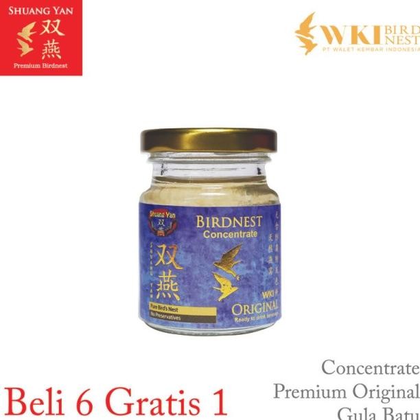 

Numan Arang Burung Walet Concentrate Huang Yan Walet Utuh