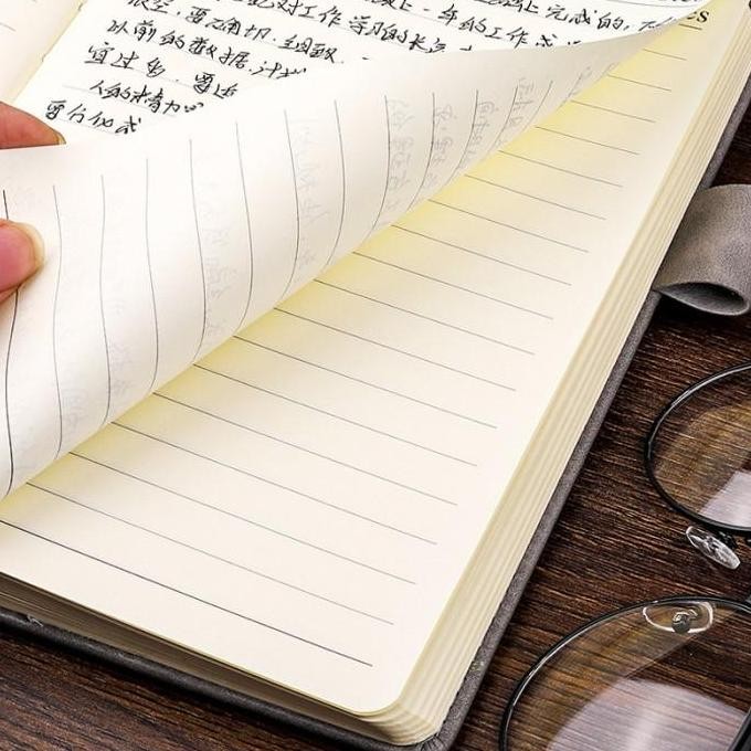 

Buku Agenda Notebook A5 Buku Catatan Binder Jurnal Harian Cover Kulit