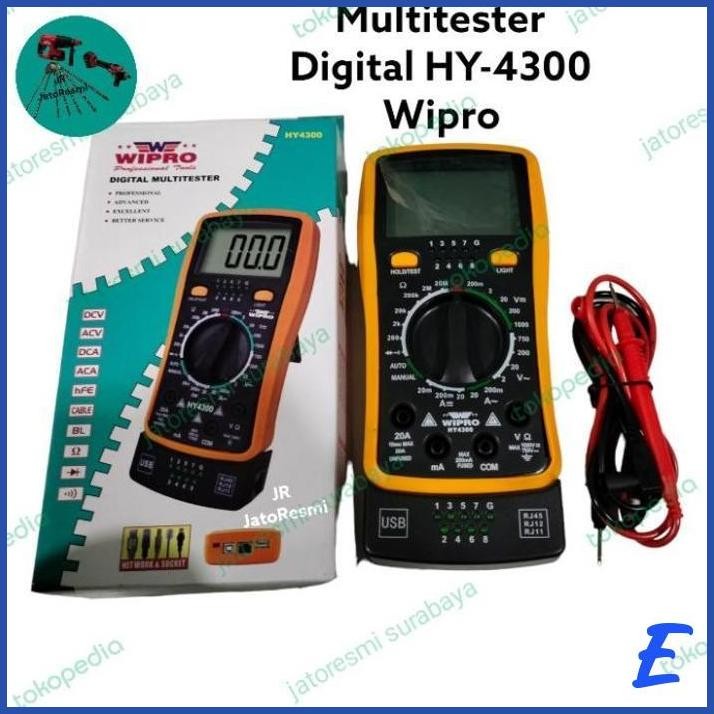| JT | MULTITESTER DIGITAL HY-4300 WIPRO AVOMETER DIGITAL HY-4300