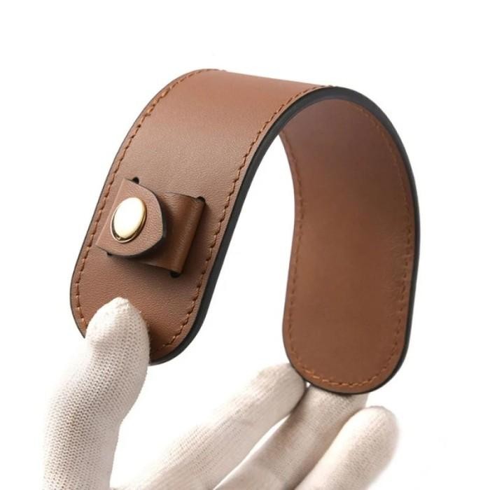 4.8*23Cm Bantalan Pundak Tas Leather Bantalan Tali Tas Bag Shoulder Pad Bantalan Tas Selempang