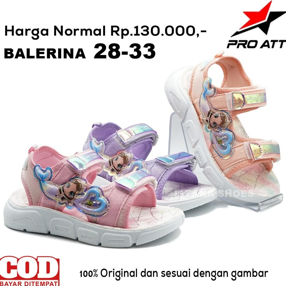 Sandal Anak Perempuan Pro Att Balerina Sandal Gunung Nyaman Karet Empuk Murah